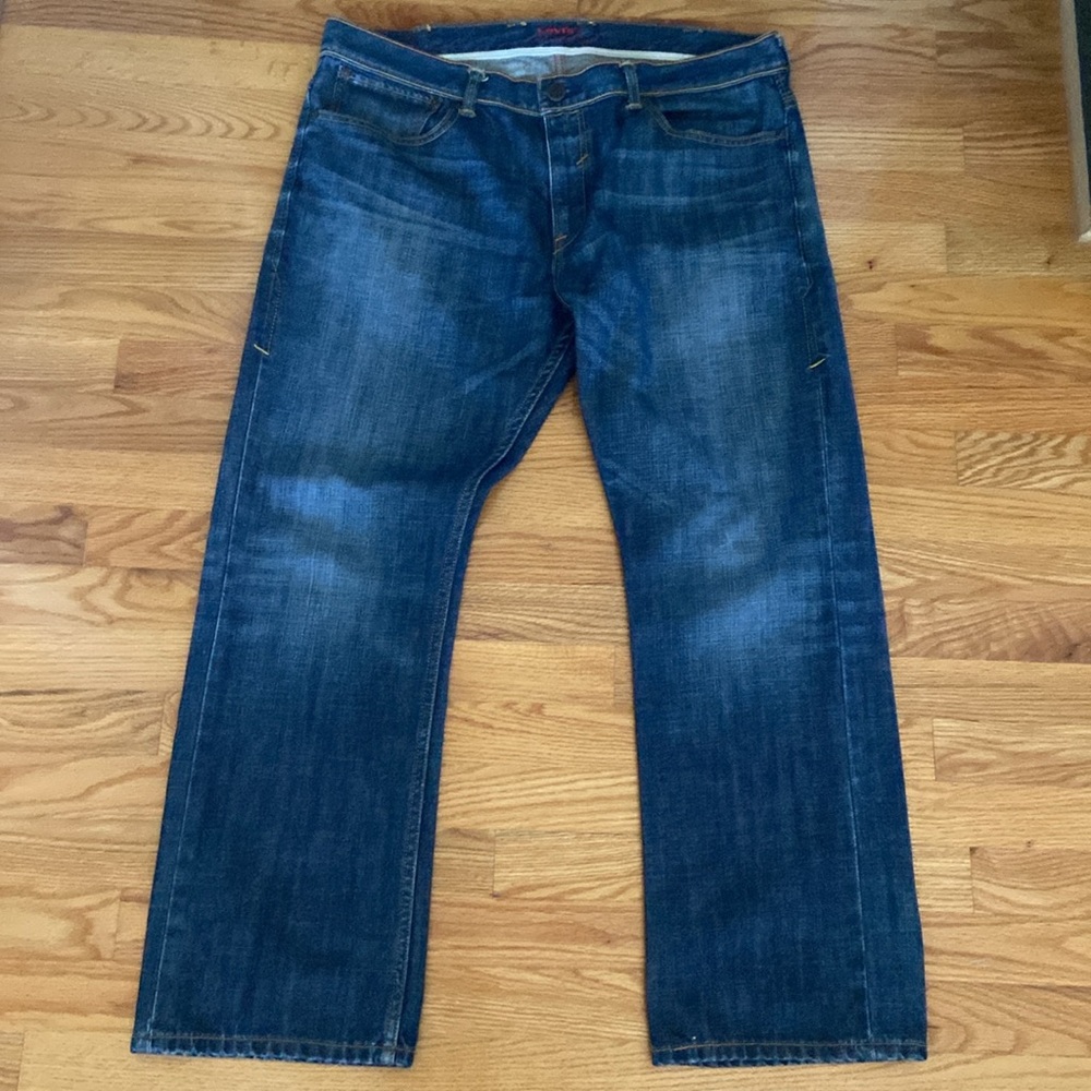 Levi’s Men’s  Rare Red Tab “Red” Label Straight Leg Jeans